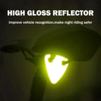 Bicycle Reflector Road Bicycle Hanging Reflector Ultralight TPU MTB Reflective Triangle Warning Board Bikes Accessories