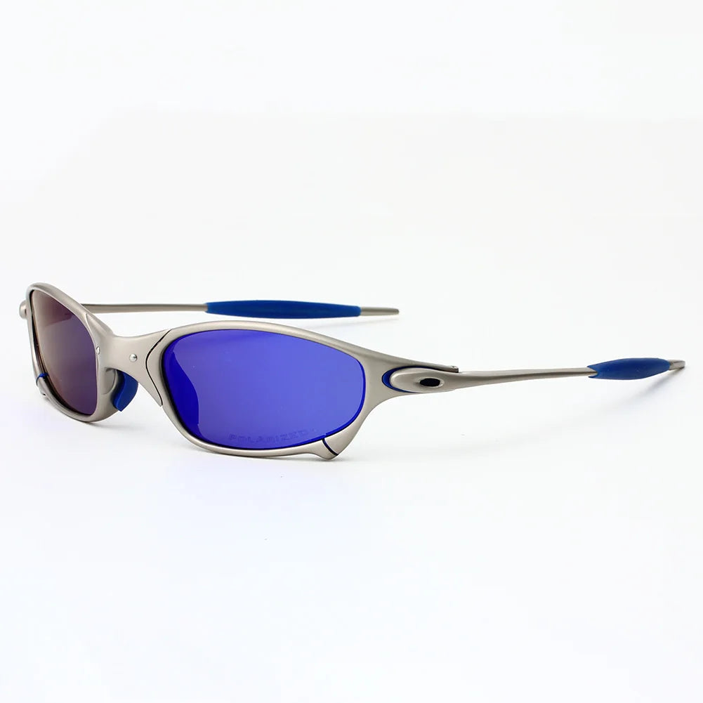 Fashion Polarized Cycling Glasses UV400 Outdoor Sports Goggles Catalpa Alloy Frame Anti-UV Riding Eyewear Accessories