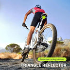 Bicycle Reflector Road Bicycle Hanging Reflector Ultralight TPU MTB Reflective Triangle Warning Board Bikes Accessories