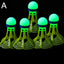 Glow-in-the-Dark LED Badminton Shuttlecocks (1/2/5 Packs): Windproof Design for Practice & Nighttime Play