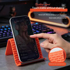 ۞ Creative Silicone Phone Stand - Flexible Foldable Transformable Desk Tablet Laptop Holder Travel Accessory 1PC
