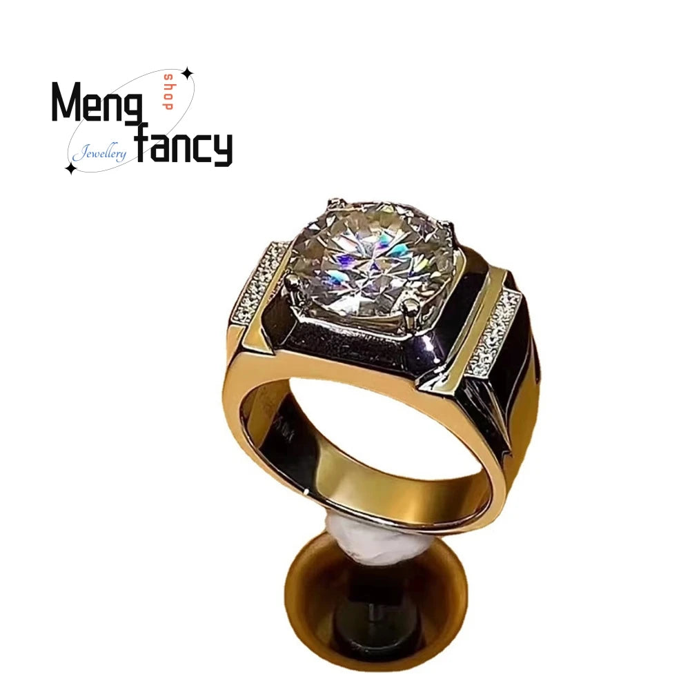 A Fashionable Men's Ring Set For Men Handicraft Luxury Quality Jewelry Fashion Exquisite Jewelry Luxury Elegant Popular Jewelry