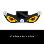 Solar Demon's Eye Car Lights Dynamic Expression Led Light Ambience Lamp Decoration Rechargeable Warning Lamps with Suction Cups