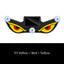 Solar Demon's Eye Car Lights Dynamic Expression Led Light Ambience Lamp Decoration Rechargeable Warning Lamps with Suction Cups