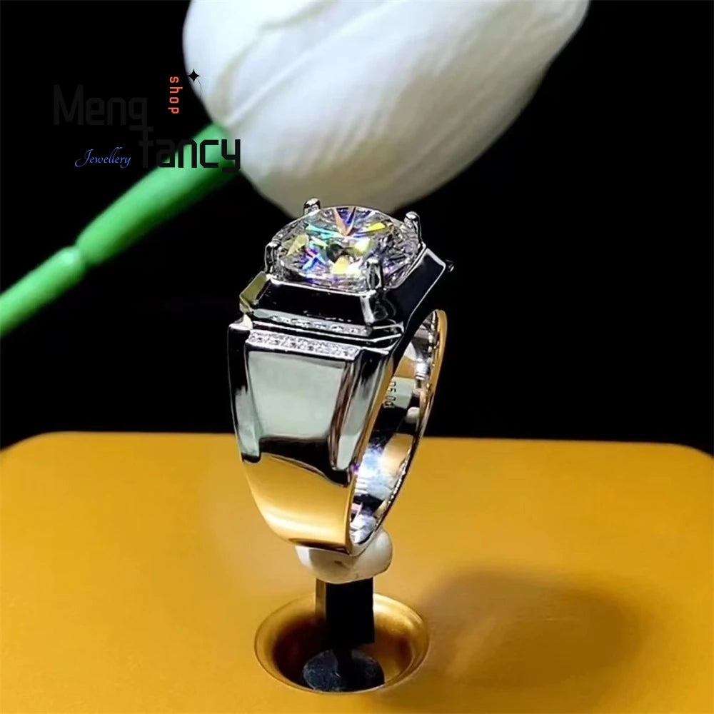 A Fashionable Men's Ring Set For Men Handicraft Luxury Quality Jewelry Fashion Exquisite Jewelry Luxury Elegant Popular Jewelry
