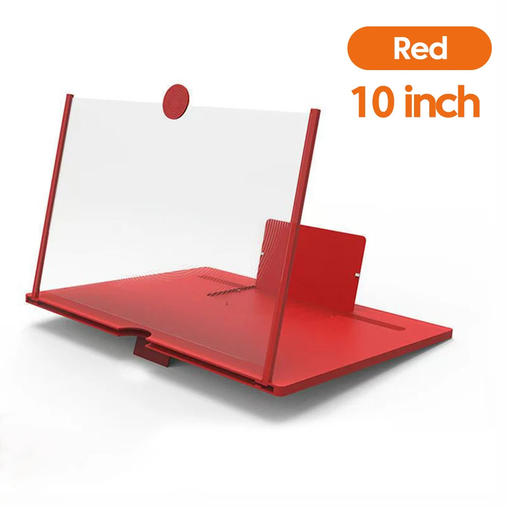 10Inch Mobile Phone Screen Amplifier HD Phone Screen Video Magnifier Screen Phone Projector Holder Bracket for All Smartphone