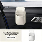 PU Car Door Cup Holder Multifunctional Adhesive Storage Pocket Auto Door Mount Drink Bottle Holder Phone Sundries Storage Bag